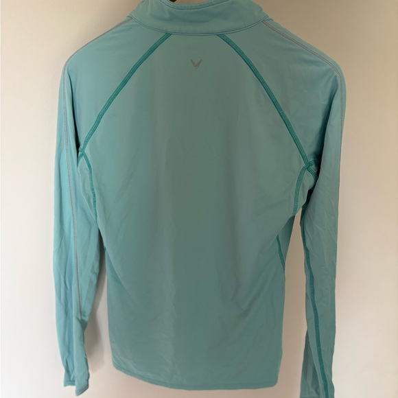 Callaway Aqua Long Sleeve Quarter-Zip Top Golf Athletic Women's Shirt Top - Picture 4 of 6